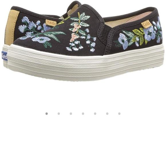Keds Shoes - Keds Rifle Paper Co. Floral Slip On Sneakers